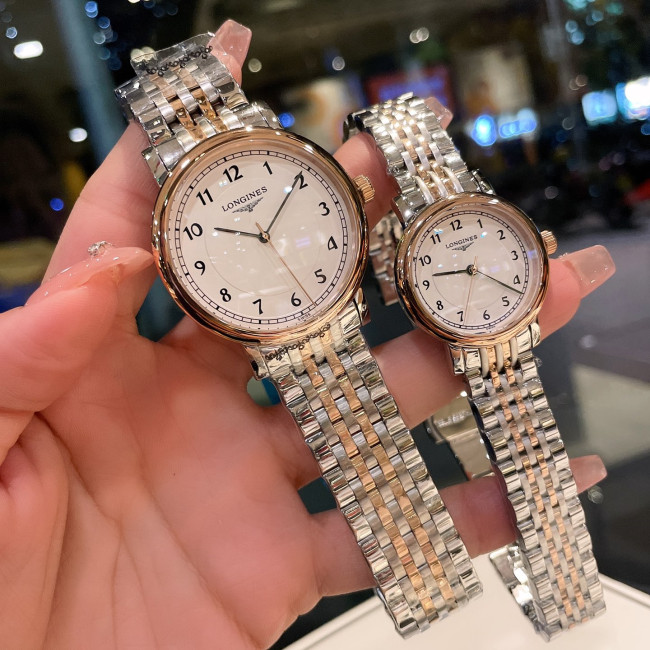 Longines Men Womens Watch Luxury Brand Design Fashion Type with Original Box Whatapp