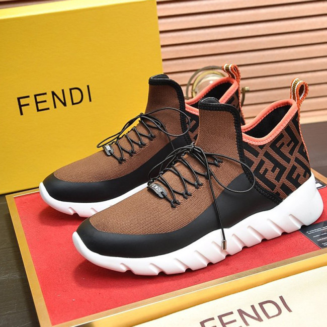 Fendi Mens Shoes Fashion Sneakers Luxury Brand Casual Shoes for Men with Original Box Whatapp