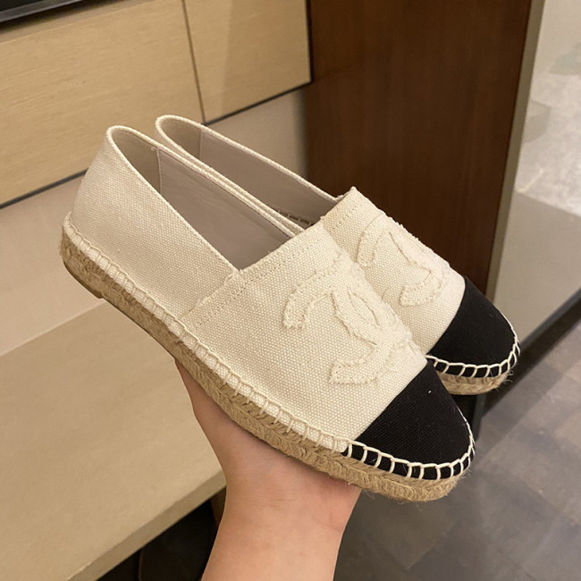 Chanel Women Shoes Fashion Espadrille Luxury Brand Casual Shoes for Women ESPADRILLE with Original Box Espadrilles Whatapp