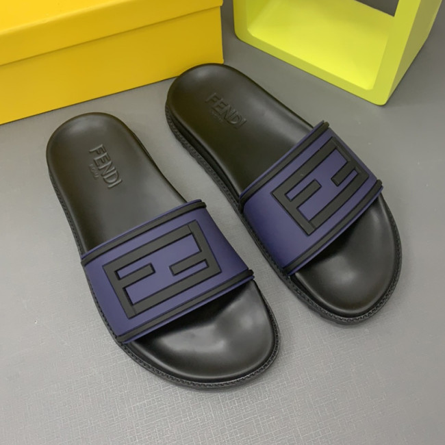 Fendi Men Shoes Slides Sandals Slippers Luxury Brand Mens Shoes with Original Box Whatapp