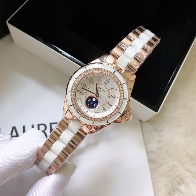 Chanel Womens Watch Luxury Brand Design Fashion Type with Original Box Whatapp