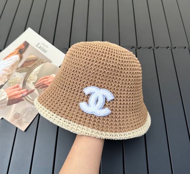 Chanel Womens Hats Luxury Brand Bucket Hat with Original Box