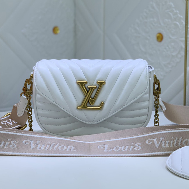 Louis Vuitton Womens Bags Shoulder Bag Luxury Brand LOUIS VUITTON NEW WAVE MULTI-POCHETTE with Original Box M56471 Whatapp