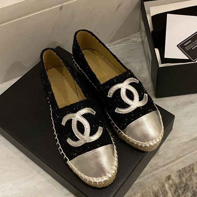 Chanel Women Shoes Fashion Espadrille Luxury Brand Casual Shoes for Women ESPADRILLE with Original Box Espadrilles Whatapp