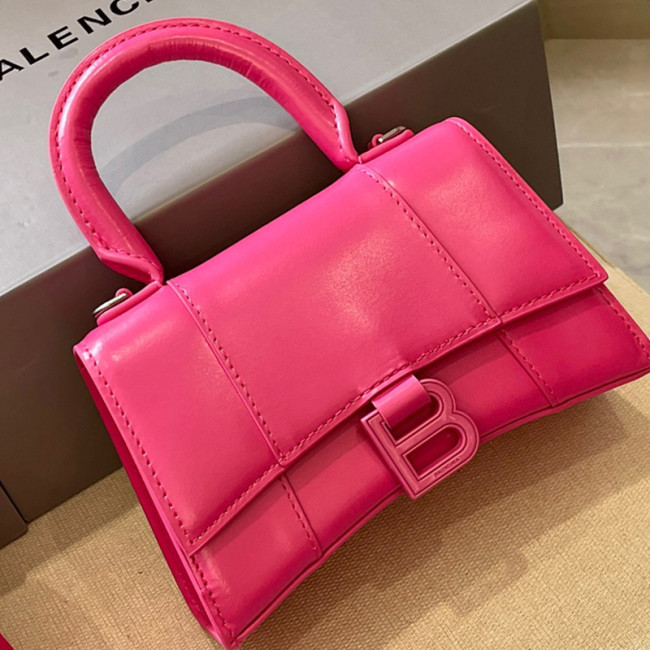 Balenciaga Womens Bags HOURGLASS XS S TOP HANDLE BAG with Original Box Whatapp