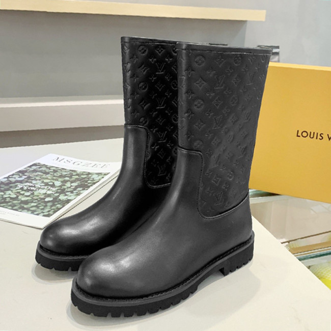 Louis Vuitton Women Shoes Boots Fashion Ankle Boots Luxury Brand Leather Design with Original Box Whatapp