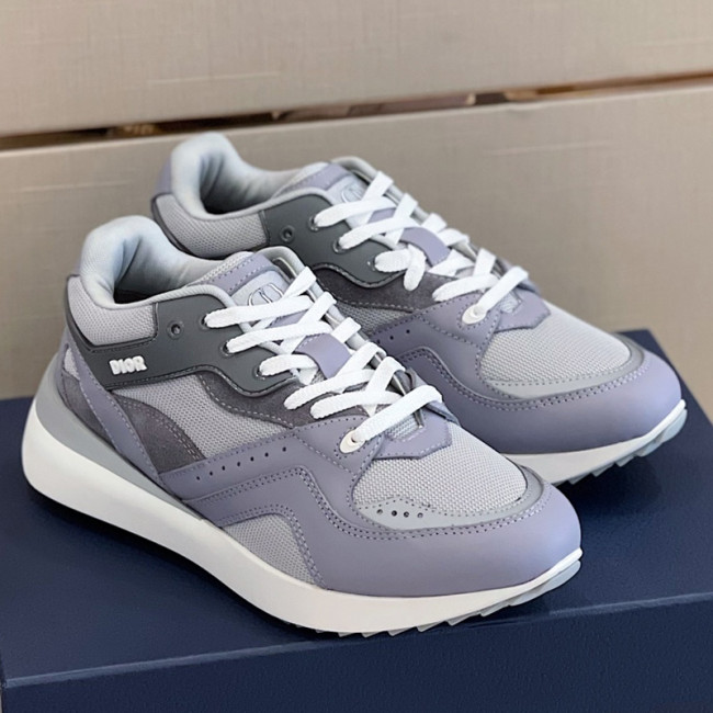 Dior Mens Shoes Sneakers Luxury Brand Breathable Design B29 SNEAKER Gray Technical Mesh, Suede and Smooth Calfskin with Original Box 3SN270ZKO_H868 Whatapp