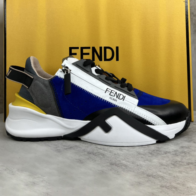 Fendi Mens Shoes Fashion Sneakers Luxury Brand Casual Fendi Flow Low-Top Sneakers Shoes for Men with Original Box 0 Whatapp