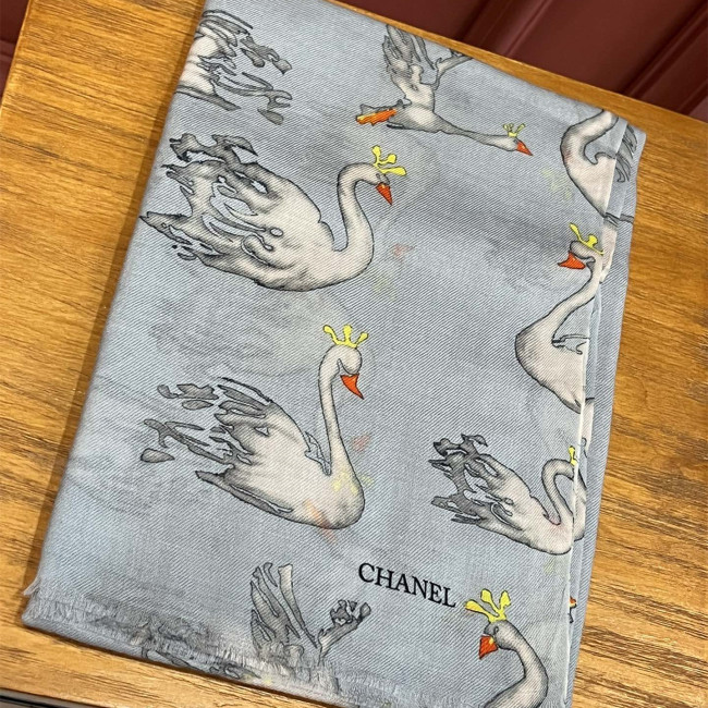 Chanel Scarves Womens Fashion Scarf with Original Box Whatapp