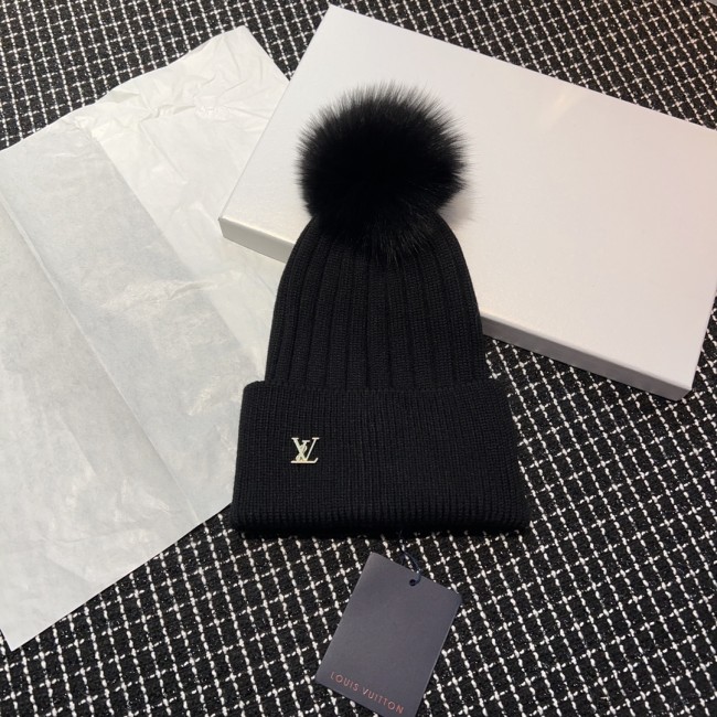 Louis Vuitton Womens Cap Knit Hat Luxury Brand with Original Box