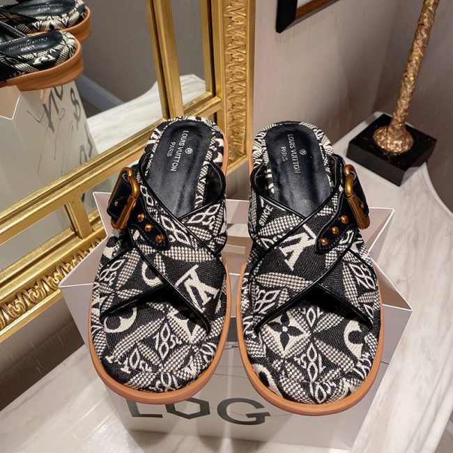 Louis Vuitton Womens Shoes Flat Mule Whatapp