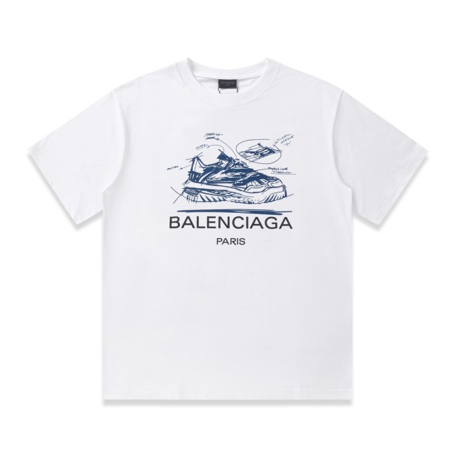 Balenciaga Luxury Brand Women Mens Short Sleeve T-Shirt Whatapp