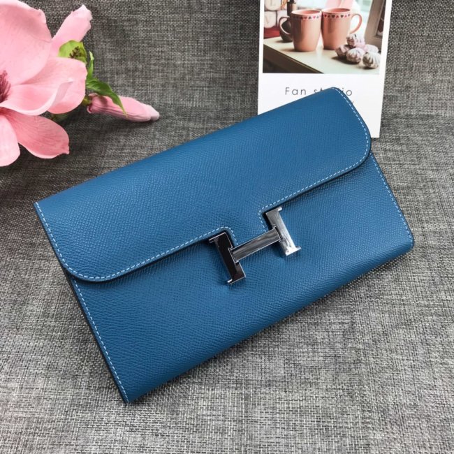 Hermes Womens Mens Wallets Purse Card Holder Leather Long Design Coin Bag with Original Box Whatapp