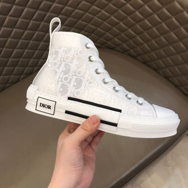 Dior Womens Mens Shoes Sneakers Luxury Brand Unisex Design B23 High-Top Sneaker with Box Whatapp