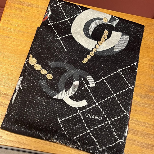 Chanel Scarves Womens Fashion Scarf with Original Box Whatapp