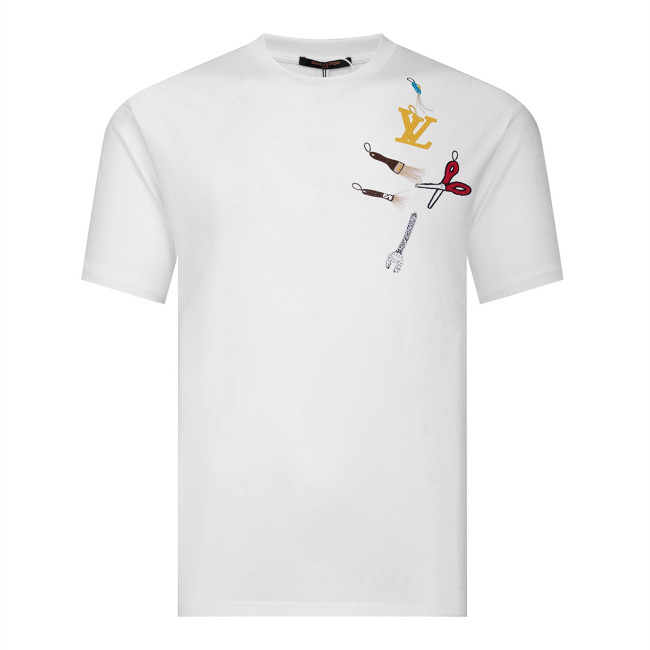 Louis Vuitton Luxury Brand Men Womens Short Sleeve T-Shirt Whatapp