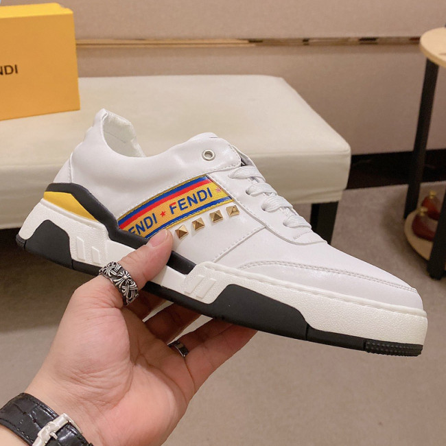 Fendi Mens Shoes Fashion Sneakers Luxury Brand Casual Shoes for Men with Original Box Whatapp