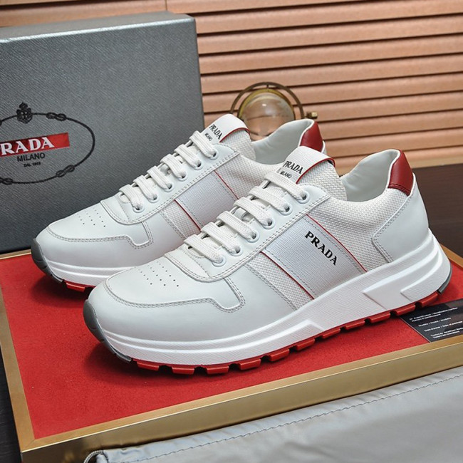 Prada Mens Shoes Sneakers Casual Shoes for Men Luxury Brand Breathable Fashion Sneakers with Original Box Whatapp