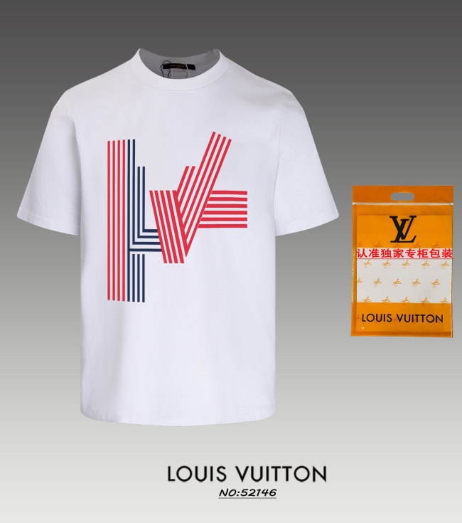 Louis Vuitton Luxury Brand Men Womens Short Sleeve T-Shirt Whatapp