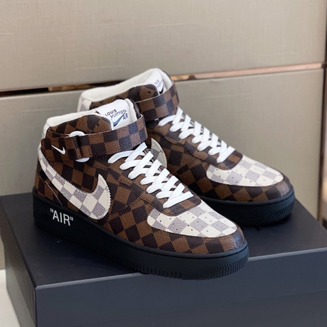 Louis Vuitton x OFF-WHITE x Nike Men Shoes Fashion Sneakers Luxury Brand Casual Shoes with Original Box Whatapp