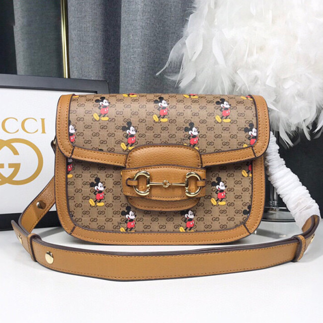 Gucci Womens Bags Shoulder Messenger Bag Luxury Brand Gucci Horsebit 1955 small shoulder bag with Original Box Whatapp