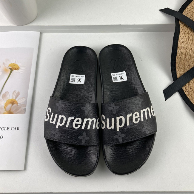 Louis Vuitton Men Shoes Slippers Sandals Flip Flop Luxury Brand WATERFRONT MULE with Original Box Whatapp