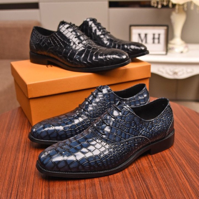 Louis Vuitton Men Shoes Business Luxury Brand LV Dress Shoes with Original Box Whatapp