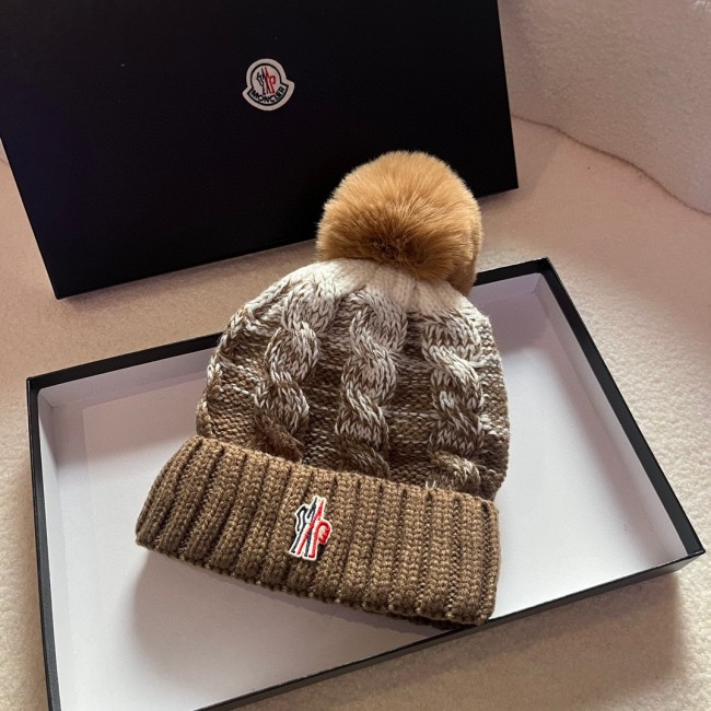 Moncler Womens Hats Luxury Brand Design Moncler Knit Hat with Original Box