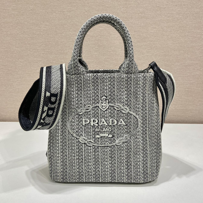 Prada Womens Bags Shoulder Messenger Bags Handbags Luxury Brand Prada Embroidered handbag 1BA343_2FJ7_F0049_V_NOO with Original Box Whatapp