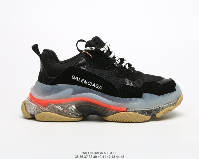 Balenciaga Womens Shoes Sneakers Luxury Brand Triple S Sneaker with Original Box 4007C38 Whatapp