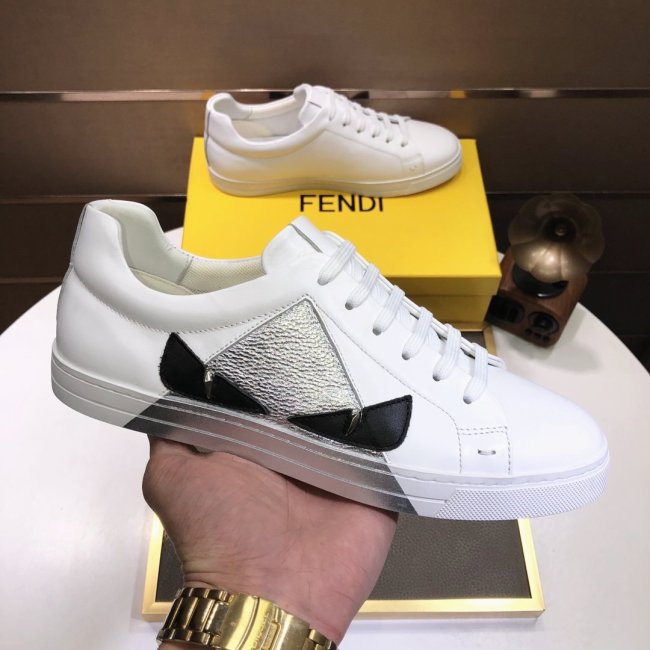 Fendi Mens Shoes Fashion Sneakers Luxury Brand Casual Shoes for Men with Original Box Whatapp