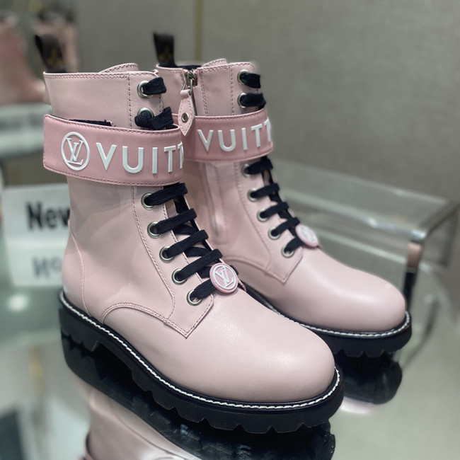 Louis Vuitton Women Shoes Boots Luxury Brand TERRITORY FLAT RANGER with Original Box 1A9HAI Whatapp