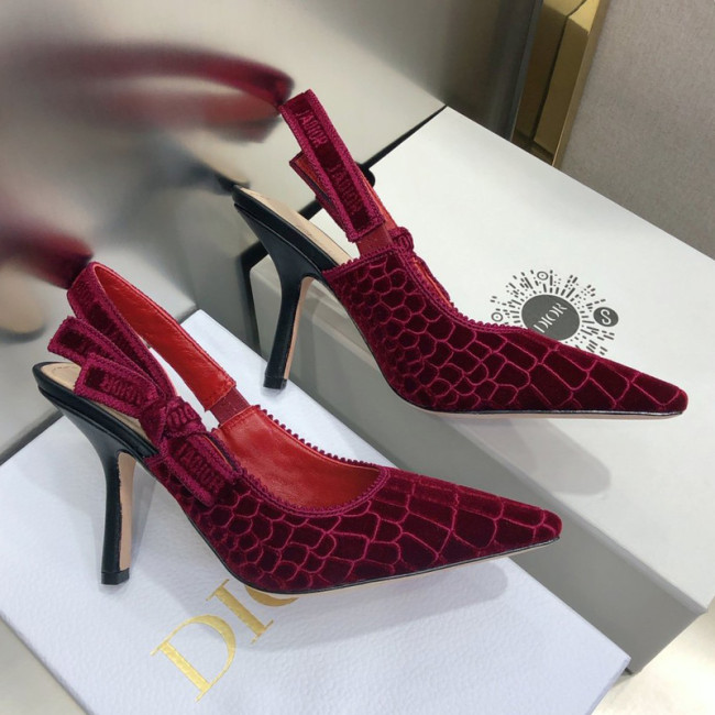 Dior Womens Shoes Sandals Fashion Pumps Luxury Brand D-Doll Quake Oblique J'ADIOR PUMP with Original Box Whatapp