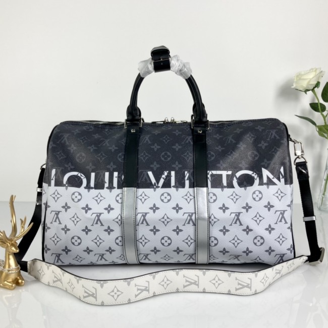 Louis Vuitton Womens and Mens Unisex Bags Luxury Brand KEEPALL BANDOULIÈRE 45 without Original Box Whatapp