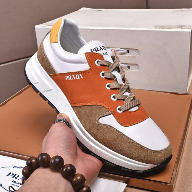 Prada Mens Shoes Sneakers Casual Shoes for Men Luxury Brand Breathable Fashion Sneakers with Original Box Whatapp