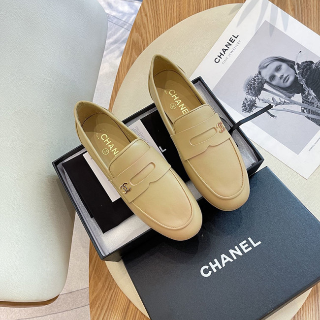 Chanel Womens Shoes Loafers Lambskin Whatapp