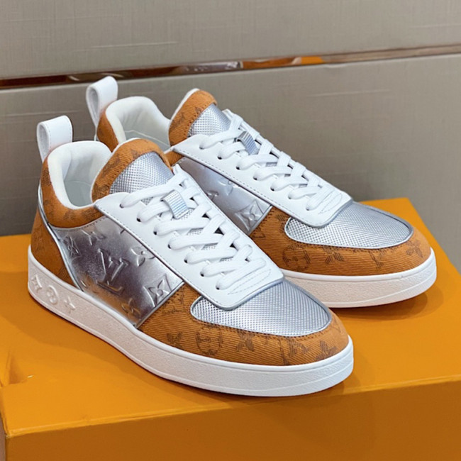 Louis Vuitton Men Shoes Fashion Sneakers RIVOLI Beverly Hills SNEAKER Luxury Brand Casual Shoes with Original Box Whatapp