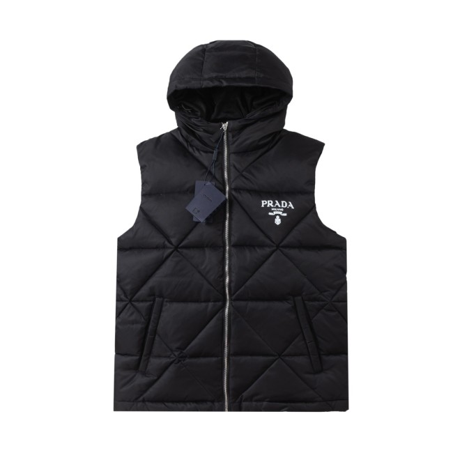 Prada Men Womens Coat Down Jacket Luxury Brand Womens Down Vest Top Quality Whatapp