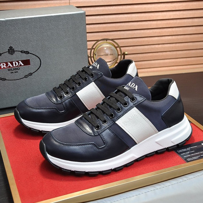 Prada Mens Shoes Sneakers Casual Shoes for Men Luxury Brand Breathable Fashion Sneakers with Original Box Whatapp