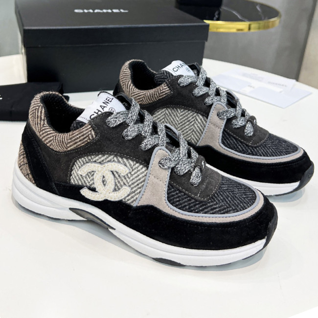 Chanel Women Shoes Sneakers Luxury Brand Sports Shoes Breathable Design with Original Box Whatapp