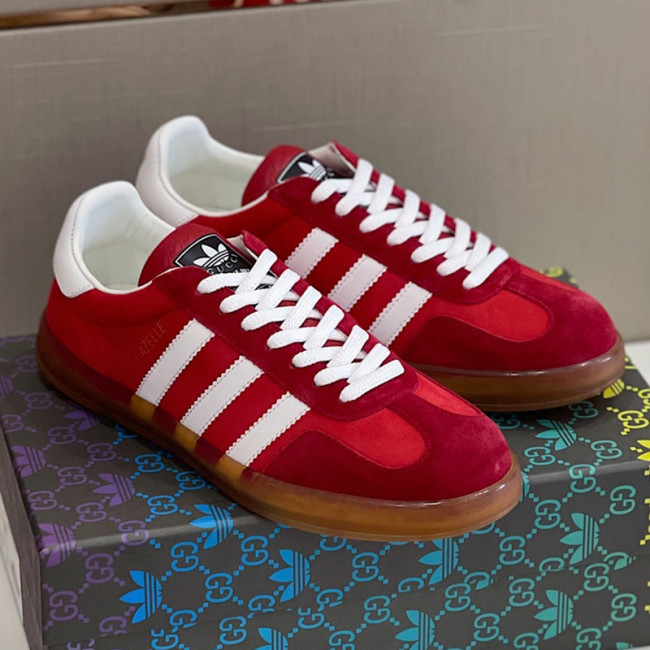 Gucci Adidas Gazelle Mens Shoes Sneakers Luxury Brand Men's GG sneaker with Original Box Whatapp