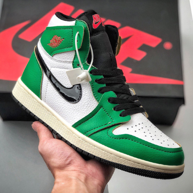 Air Jordan 1 High OG WMNS Lucky Green Mens Womens Shoes Sneakers with Original Box DB4612-300 Whatapp