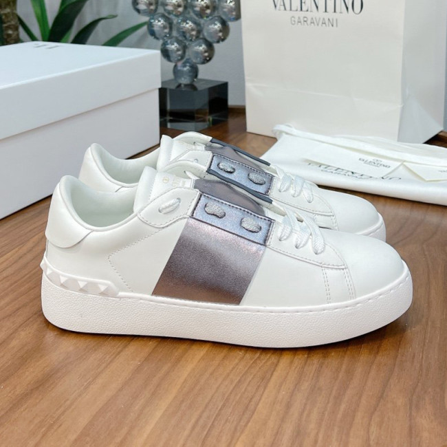 Valentino Men Shoes Fashion Design Luxury Brand OPEN SNEAKER WITH VLTN PRINT with Original Box WY0S0830BLUA01 Whatapp