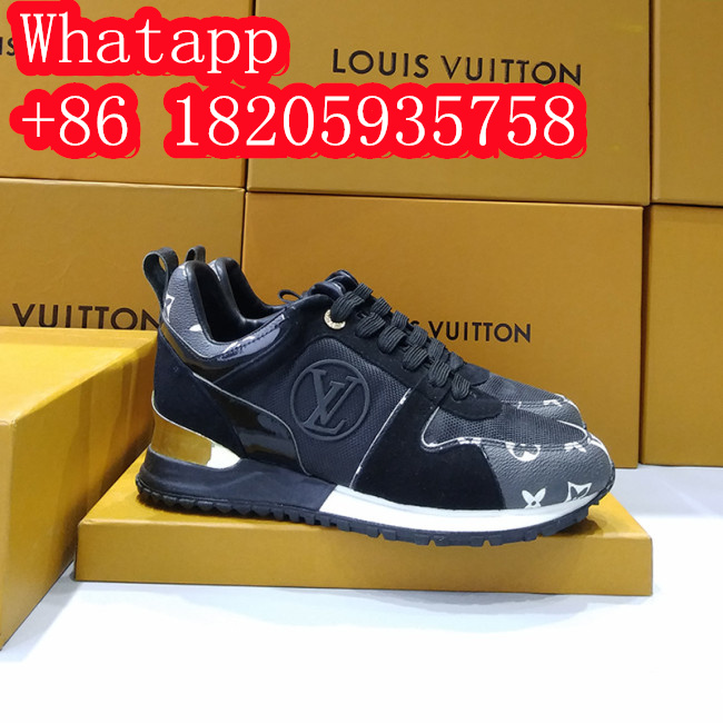 Louis Vuitton Women Shoes Sneakers Luxury Brand Lace-Up Run Away Sneaker with Original Box Whatapp