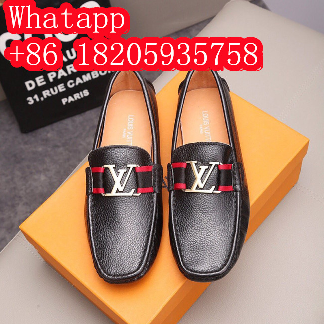 Louis Vuitton Mens Shoes Luxury Brand Loafers Whatapp