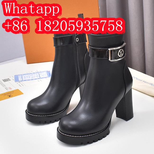 Louis Vuitton Women Shoes Boots Luxury Brand WESTSIDE ANKLE BOOT 1AABVW with Original Box Whatapp