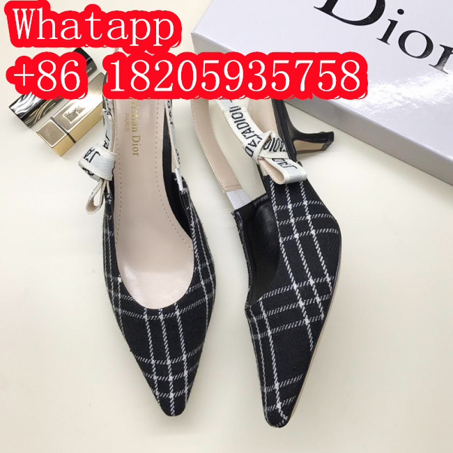 Dior Women Shoes Luxury Design Fashion Type High Heel Shoes for Wedding Style J'ADIOR SLINGBACK PUMP Whatapp