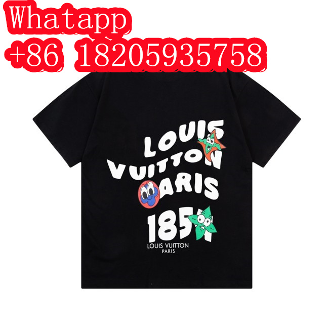 Louis Vuitton Luxury Brand Men Womens Short Sleeve T-Shirt Whatapp