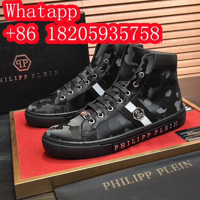 Philipp Plein Men Shoes Sneakers Low Top Sneaker Fashion Design Luxury Brand Trainer Predator TM with Original Box Whatapp