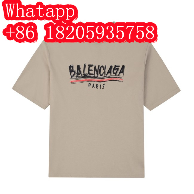 Balenciaga Luxury Brand Women Mens Short Sleeve T-Shirt Whatapp